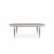 Ivory Wash & Stone Manor Extandable Dining Table LILLIAN by Caracole 