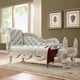Baroque Belle Silver CAL King Bedroom Set 6 Pcs Traditional Homey Design HD-8088