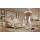 Victorian Champagne King Bedroom Set 6 Pcs Traditional Homey Design HD-8022