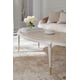 Creamy Wood & Pearlescent Finish Oval Coffee Table MEET YOUR MATCH by Caracole