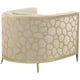 Beige Finish Accent Chair Modern ICE BREAKER by Caracole 