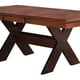 Cherry Finish Wood Dining Table Transitional Cosmos Furniture Kaci