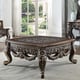 Cherry with Metallic Antique Gold Highlights Coffee Table Homey Design HD-905BC