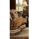 Warm Brown Tufted Loveseat Traditional Homey Design HD-9344