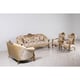 Luxury Golden Bronze Wood Trim GOLDEN KNIGHTS Chair EUROPEAN FURNITURE Classic