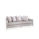 French Curve Design Slate-colored Chenille Sofa SIMPLY STUNNING by Caracole 