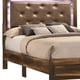 Espresso Finish Queen Bedroom Set 3Pcs Modern Cosmos Furniture YasmineBrown