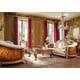 Luxury Brown & Beige Sofa Traditional Homey Design HD-821