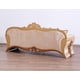Royal Luxury Gold & Brown EMPERADOR II Sofa EUROPEAN FURNITURE Carved Wood