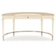Platinum Blonde & Ivory Finish Console Table HALF THE TIME by Caracole 