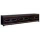 Ebony & Urban Brass THE METROPOLIS ENTERTAINMENT CONSOLE by Caracole 