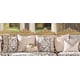 Homey Design HD-459 Victorian Sophisticated Print Upholstery Sectional Sofa