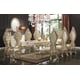 Luxury Ivory Wood Dining Room Set 9 Pcs Traditional Homey Design D-13012-I 