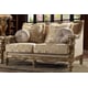 Antique Gold Victorian Chenille Sofa Traditional Homey Design HD-205