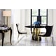 Chic Black & Ivory THE URBANE DINING SIDE CHAIR Set 2Pcs by Caracole 