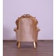 Luxury Black & Gold Wood Trim TIZIANO II Chair EUROPEAN FURNITURE Traditional