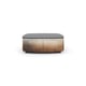 Ombre Leaf Finish Smokey Shadow Paint Coffee Table Set 2Pcs CASE CLOSED / OPEN ENDED by Caracole 