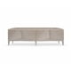 Stone Manor & Ivory Wash  4 Doors Entertainment Console LILLIAN by Caracole 