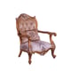 Luxury Black & Sand Wood Trim AUGUSTUS II Chair Set 2 Pcs EUROPEAN FURNITURE Classic