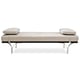 Light Gray Leather W Plush Pillows HEAD TO HEAD DAYBED by Caracole 