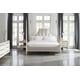 Dove Gray Performance Velvet Queen Poster Bed TO POST OR NOT TO POST-KING by Caracole 