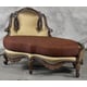 Newport Bronze Silk Chenille Luxury Chair 1/2 & Chaise Lounge Set 2P HD-90001