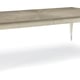Moonlit Sand & Soft Silver Leaf Extandable Dining Table ON A SILVER PLATTER by Caracole 
