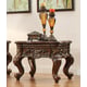 Brown & Antique Gold Coffee Table Set 3 Pcs Homey Design HD-1306 Traditional 