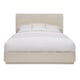 Curved Headboard Matte Pearl Finish Queen Bed FALL IN LOVE by Caracole 