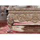Silver & Gold Hand Carved Wood Coffee Table Homey Design Hd-1101S Classic 