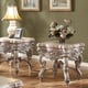 Homey Design HD-272 Traditional Silver Finish Living Room Sofa Set  7Pcs