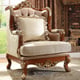 Luxury Brown & Beige Sofa Set 6Pcs w/ Coffee Tables Traditional Homey Design HD-821 