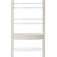 Oyster Finish & white Capiz Shell Finish Bookcase WE SHELL SEE by Caracole 
