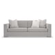 Smoky Taupe Performance Fabric Contemporary Sofa WELT PLAYED SLEEPER by Caracole 