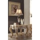 Luxury Chenille Antique Gold Sofa Set 6Pcs Traditional Homey Design HD-1633
