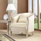 Luxury Metallic Silver Finish Sofa Set 3Pcs Modern Homey Design HD-700