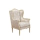 Luxury Champagne Chenille Sofa Set 3Pcs Wood Trim HD-90014 Classic Traditional