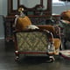 Homey Design HD-260 Traditional Mocha Golden Beige Upholstered Chair