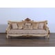 Luxury Antique Gold & Beige VERONICA Sofa EUROPEAN FURNITURE Traditional Classic