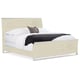 Sea Pearl Finish & Metallic Silver Frame Queen Size REMIX WOOD BED by Caracole 