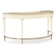 Platinum Blonde & Ivory Finish Console Table HALF THE TIME by Caracole 