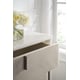 Pearly White Finish White Rhino Marble Top Dresser SUBTLE GESTURE by Caracole 