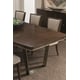 Aged Bourbon & Smoked Bronze Extandable STREAMLINE DINING TABLE by Caracole 
