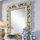 Traditional Satin Gold Finish CAL King Bedroom Set 5Pcs Homey Design HD-8092