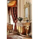 Luxury Nightstand Set 2 Pcs Light Cherry & Gold Carved Wood Homey Design HD-8024 