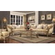 Luxury Gold Champagne Living Room Set 5Pcs Homey Design HD-2626 Traditional