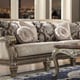 Luxury Chenille Pearl Beige Living Room Set 5Pcs Homey Design HD-303 Traditional