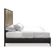 Chocolate Truffle & Brushed Gold Metal CITYSCAPE KING BED by Caracole 