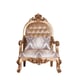 Luxury Antique Bronze Wood Trim VENEZIA Arm Chair EUROPEAN FURNITURE Classic