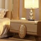 Belle Silver Finish Nightstand Set 2Pcs Contemporary Homey Design HD-922